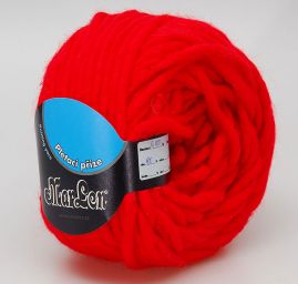 Extra silná příze Marlen "grosso" červená