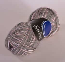 Směsová příze MarLen šedorůžový melír