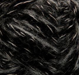 Vlněná pletací příze Marlen černošedý melír