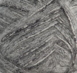 Vlněná směsová příze MarLen šedý melír