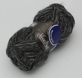 Vlněná pletací příze Marlen šedý buklé melír