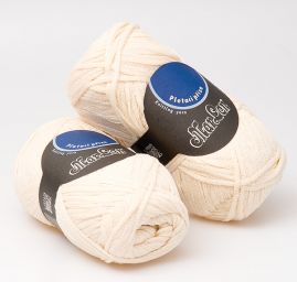 Bavlněná stužková pletací příze MarLen smetanová