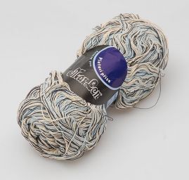 Směsová příze Marlen modrosmetanový melír