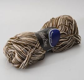 Bavlněná příze Marlen hnědo-oříškový melír