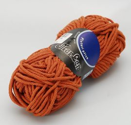 Bavlna směs Marlen "šňůrka" skořicová