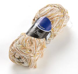 Směsová pletací příze MarLen béžovohnědý melír