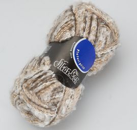 Efektní směsová příze Marlen hnědý melír s buklé