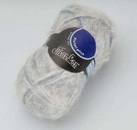 Efektní mohérová příze Marlen světle modrý melír