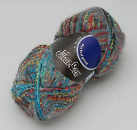 Vlna moher pletací příze Marlen efektní melír