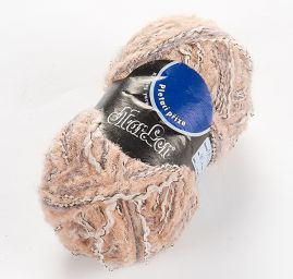 Vlněná směsová příze MarLen béžovohnědý melír