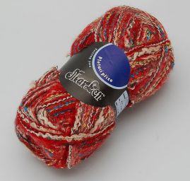 Vlna mohér směs příze Marlen vínový melír