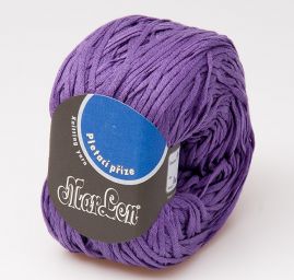 Stužková bavlněná příze fialová