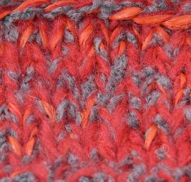 Vlněná příze Marlen červený melír