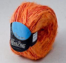 Vlněná příze Marlen oranžový melír