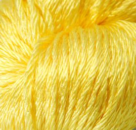 Viskozová pletací příze Marlen lesk sytě žlutá