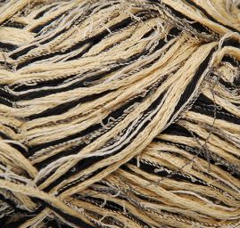 Melírová směsová pletací příze Marlen černobéžová