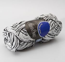 Bavlněná příze Marlen černobílá