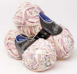 Bavlněná ruční příze Marlen růžový melír