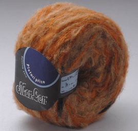 Efektní moherová příze Marlen hnědý melír