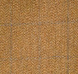 Vlněná kostýmová látka rybí kost sv.hnědá