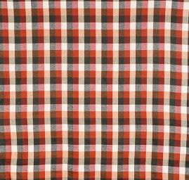 Vlněná košilová látka vzor velká kostka