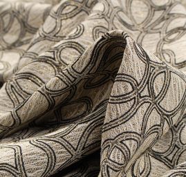 Lamé žakárová látka šatová oboustranná