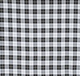 Viskozová látka kostka černá bílá