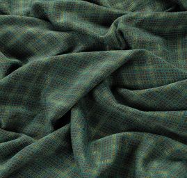 Úplet žakár káro/kosočtverce tm.tyrkys