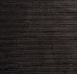 Pružný manšestr s širším proužkem černý  