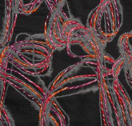 Kabátová látka se zatkanou přízí růžovošedá