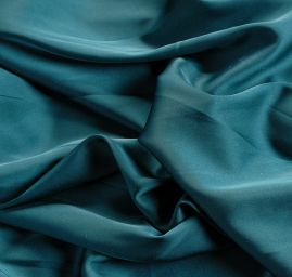 Satén matný jemný (imitace hedvábí) – petrol