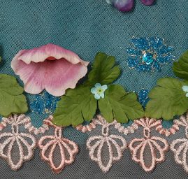 Originální MarLen kupón modelované šaty v modrém