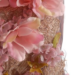 Originální MarLen kupón modelované šaty černá/růžová