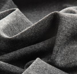 Kostýmová látka vlna směs antracit