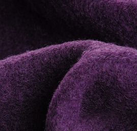 Vařená vlna tmavě fialová