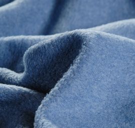 Fleece jednobarevný světle modrý