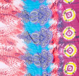 Šifon plisé vínový