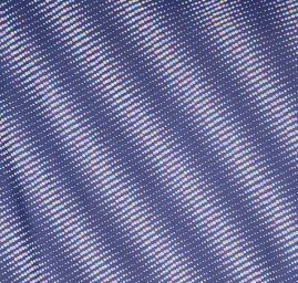 Šifon vzor puntíky velké/malé modrý podklad