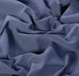 Riflovina pružná plastický proužek modrý melír