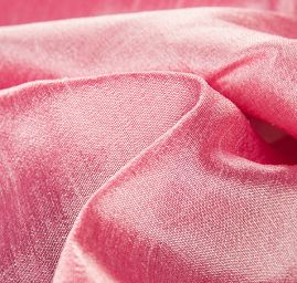 Umělé hedvábí imitace šantung šanžán růžový
