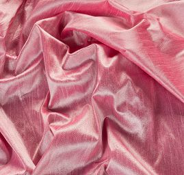 Umělé hedvábí imitace šantung šanžán růžový