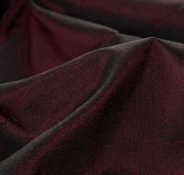 Šantung jednobarevný matný tmavě vínový II.jakost