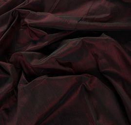 Šantung jednobarevný matný tmavě vínový II.jakost