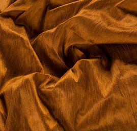 Umělé hedvábí imitace šantung měděný 