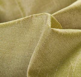 Umělé hedvábí imitace šantung šanžán zelený