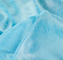 Umělé hedvábí imitace šantung šanžán světle modrý