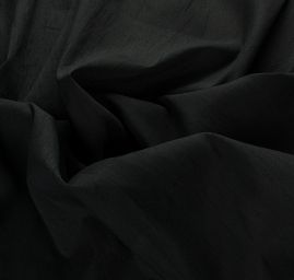 Umělé hedvábí imitace šantung černý