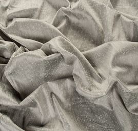 Šantung jednobarevný matný světle šedý