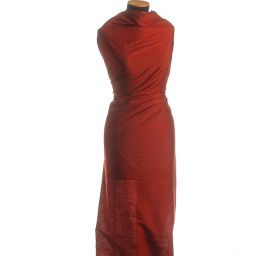 Šantung jednobarevný matný skořicová II.jakost