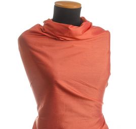 Dupion hedvábný šanžán oranžovofialový 